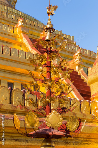 Shwezigon Paya Pagoda, in Bagan Myanmar © NICOLA