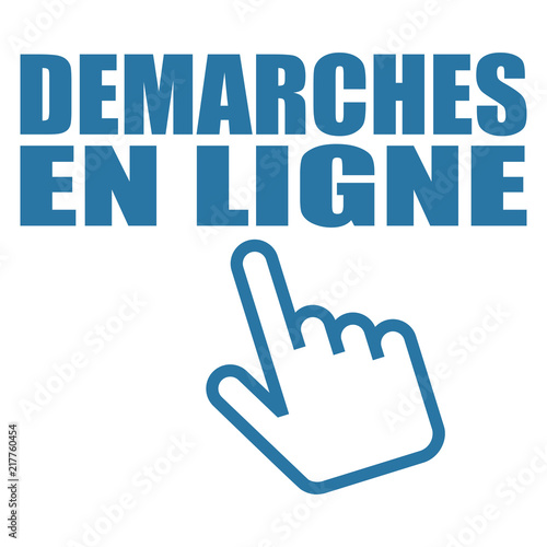 Logo démarches en ligne.
