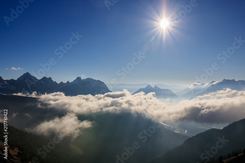 Karwendelgebirge in den Alpen photo