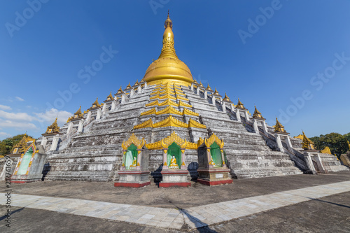 Mahazedi pagoda at Bago, Myanmar photo