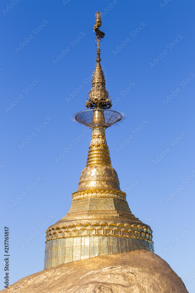 Pilgrimage to Golden rock, Myanmar Pilgrimage to Golden rock, Myanmar