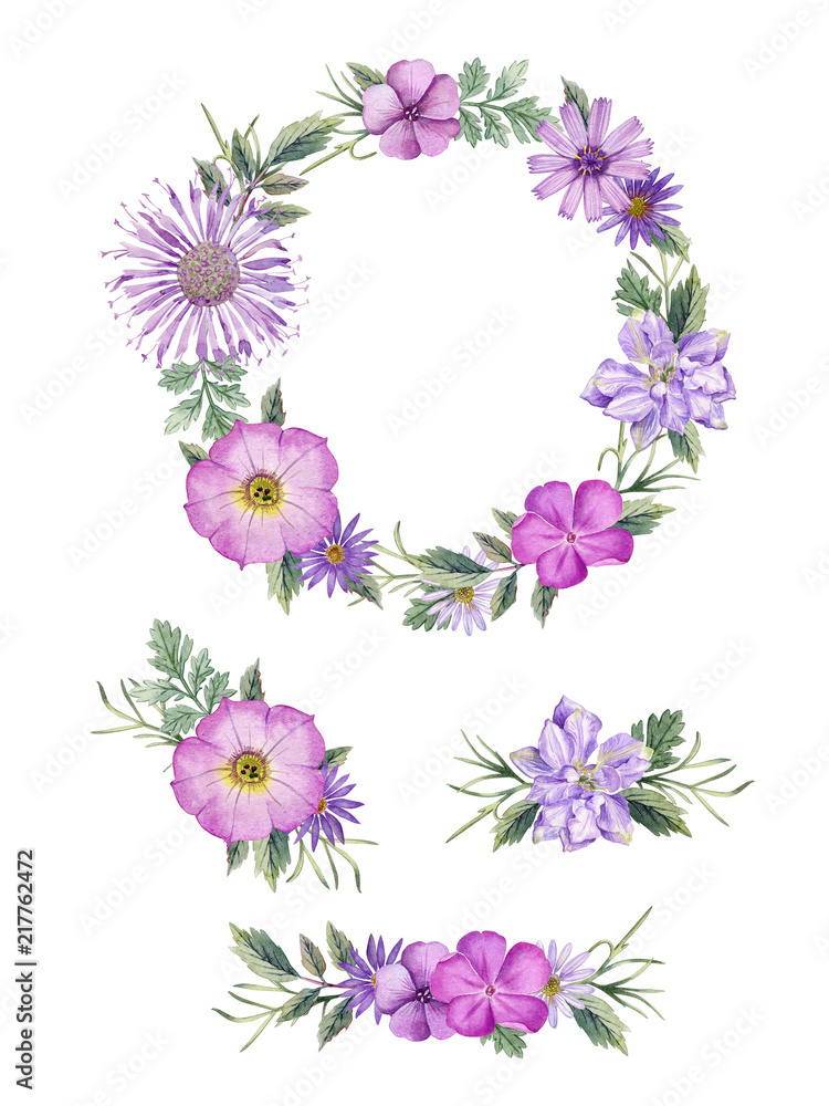 purple flowers purple flowers