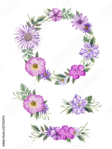 Fototapeta Naklejka Na Ścianę i Meble -  purple flowers