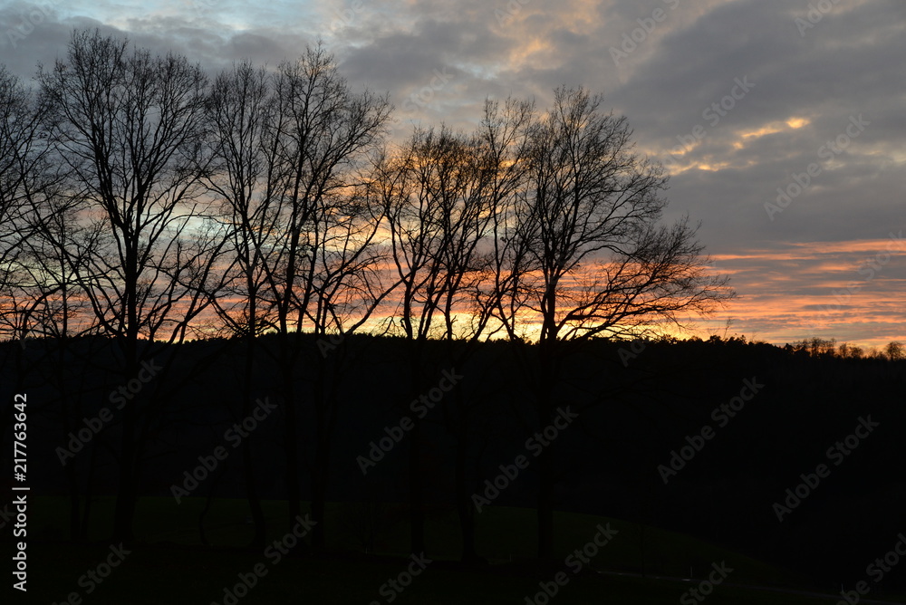 Naklejka premium Abendhimmel