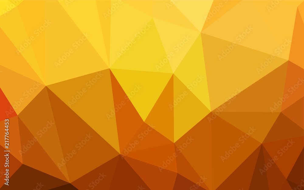 Light Orange vector abstract mosaic background. Light Orange vector abstract mosaic background.