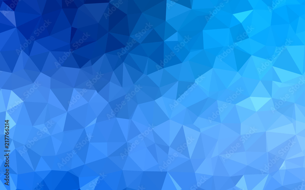 Light BLUE vector shining triangular backdrop. Light BLUE vector shining triangular backdrop.