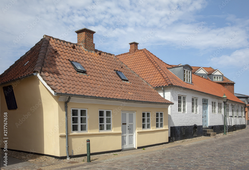 Old city house in Viborg Denmark