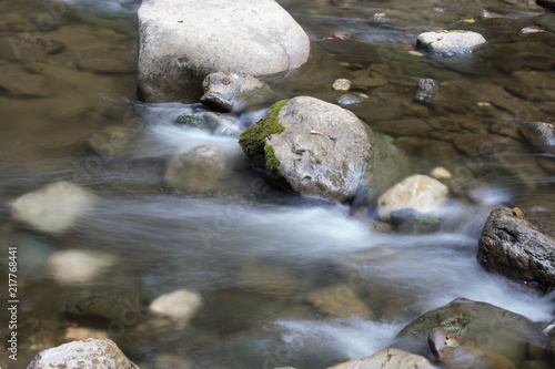 Water streaming between rocks (Zlaca, Bosnia)