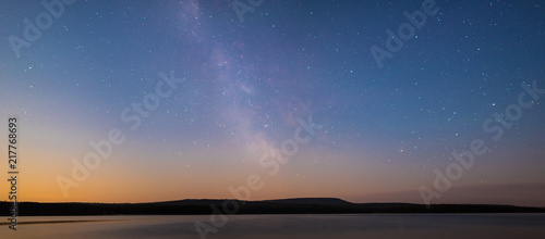 Milky Way Rises Over Green Lake