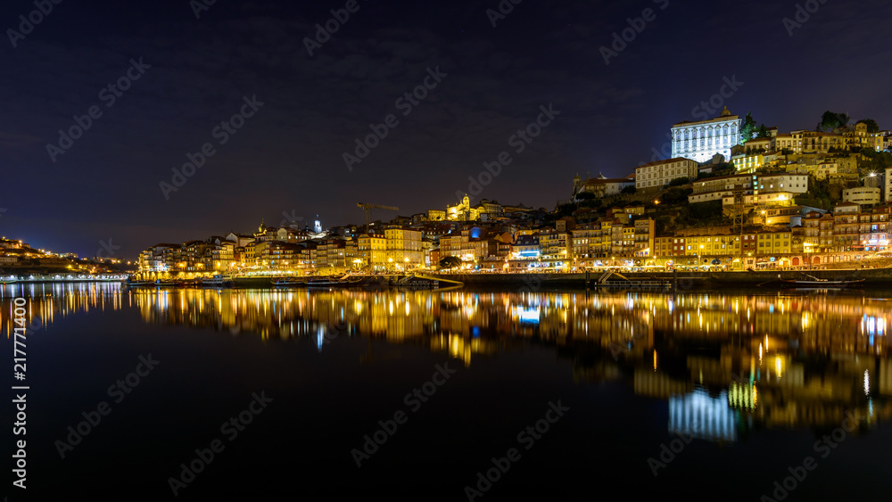 Porto night panorama