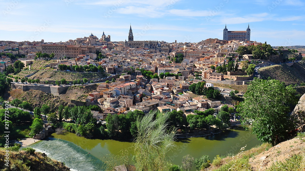 View of Toledo old town, Spain