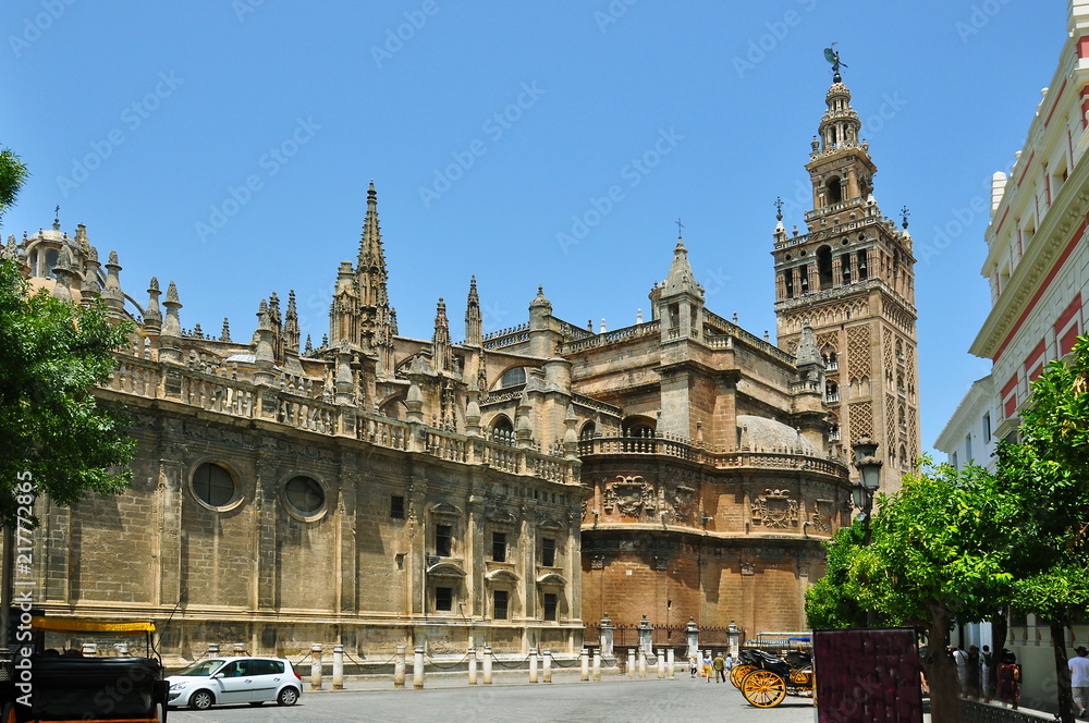 Giralda and Seville Cathedral, Spain