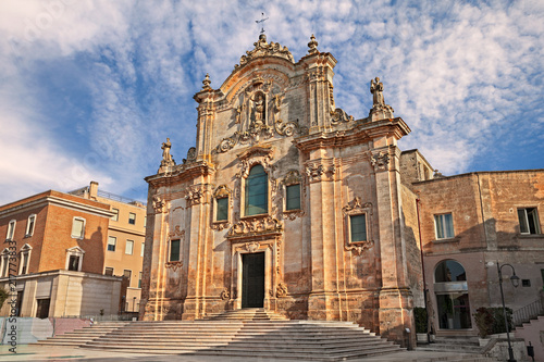 Matera, Basilicata, Italy: the ancient church of San Francesco d'Assisi