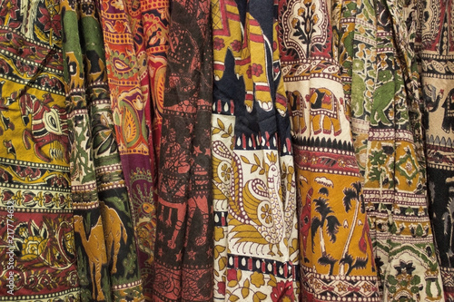 India beautiful textile. © Olena