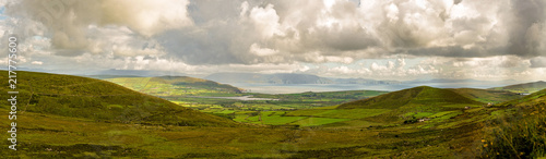 Landscape of View from Connor Pass, Dingle, Ireland 