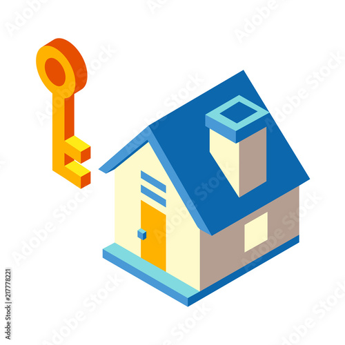 Leasehold Isometric illustration