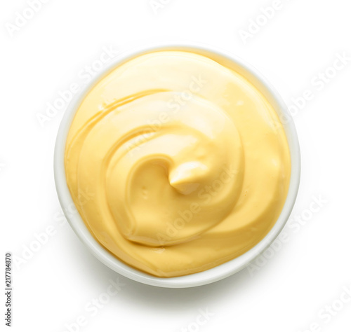 Fotografiet bowl of mayonnaise