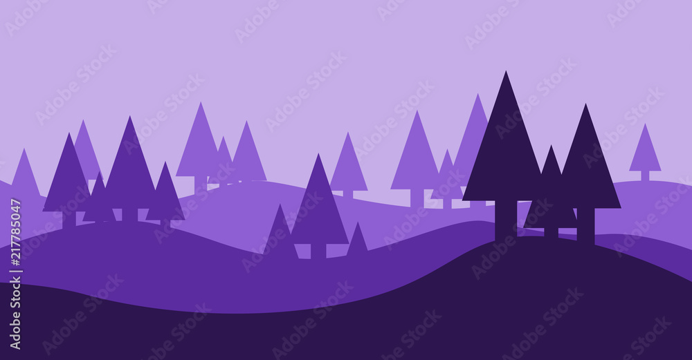 forest landscape serie