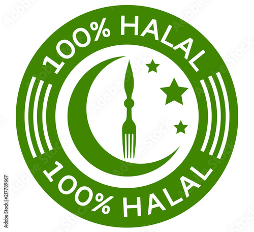Halal food sign
