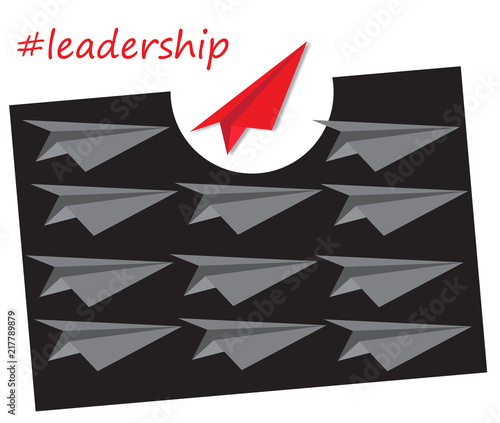 Leadership Business - inspirational symbol for daring to aim high