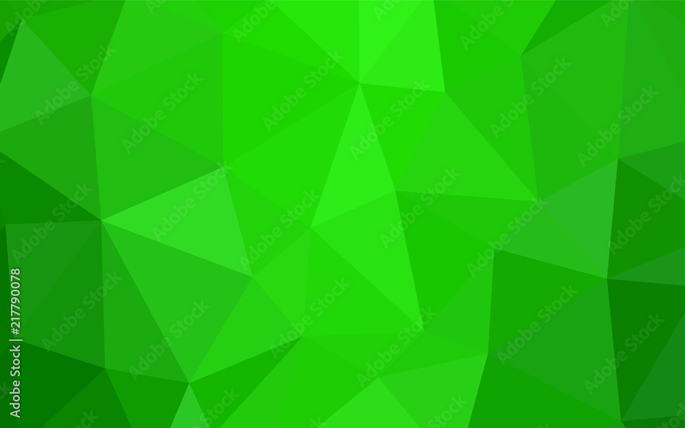 Light Green vector polygonal pattern. Light Green vector polygonal pattern.