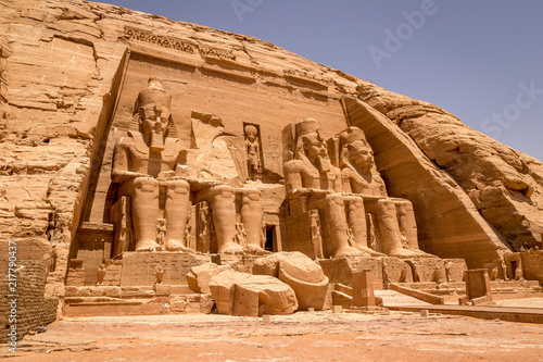 The Great Temple of Ramesses II  Abu Simbel  Aswan  Egypt  Africa