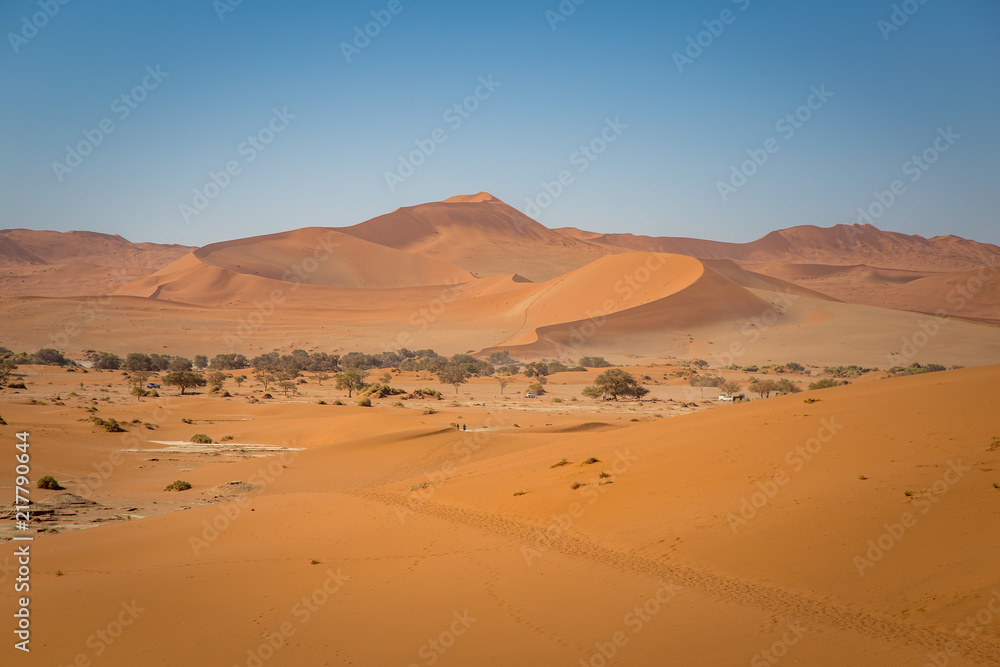 Dunes de Sable à Sossusvlei Namib-Naukluft National Park Namibia