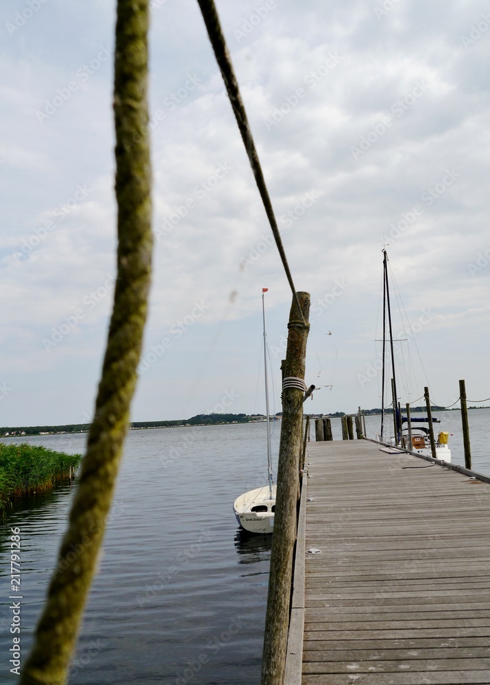 Obraz premium Hafen Gager Groß Zicker auf Rügen