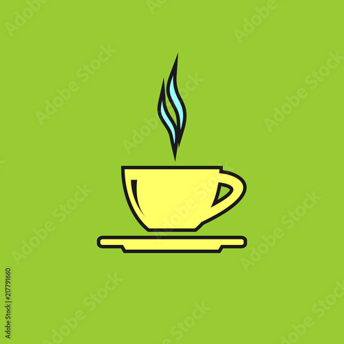 Coffee cup  tea. vector