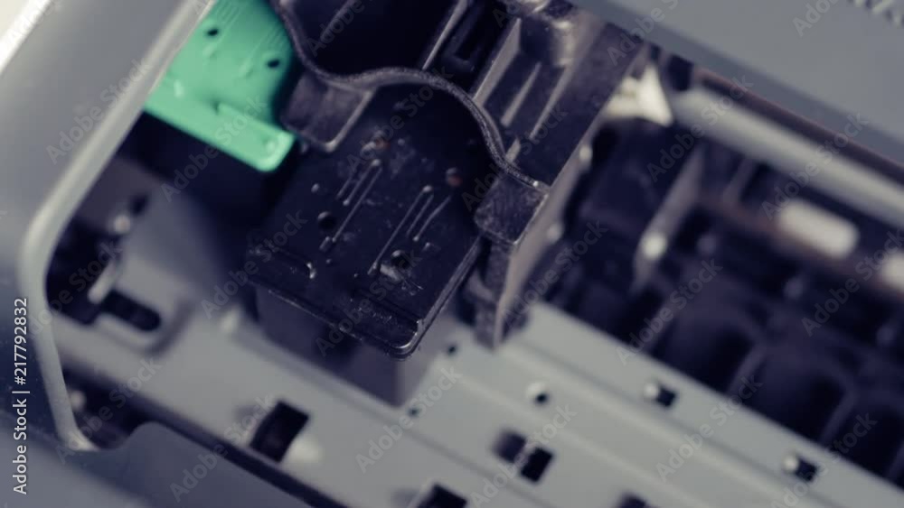 inkjet Printer Head In Action inkjet Printer Head In Action