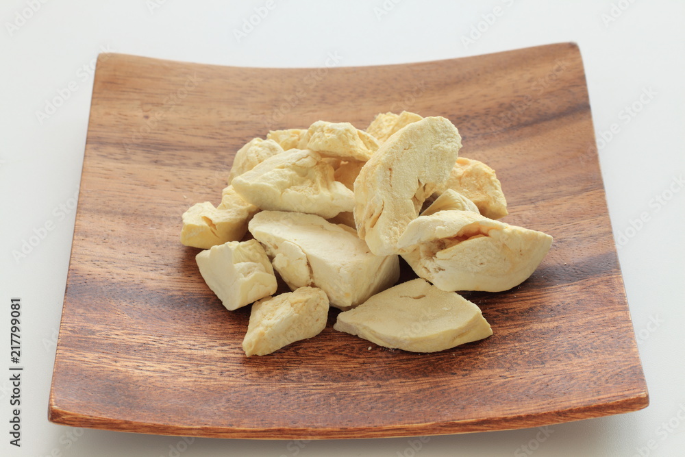 Thailand food, dried durian