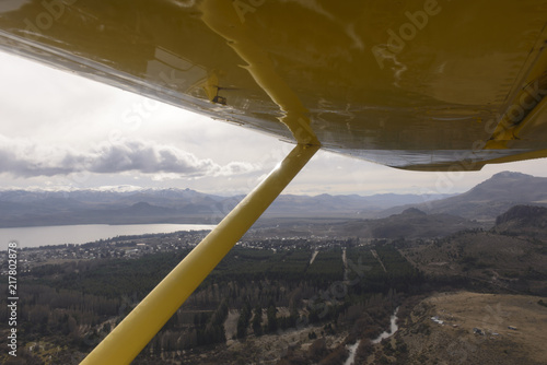 Vista Aerea de San Carlos de Bariloche, Patagonia, Argentina photo