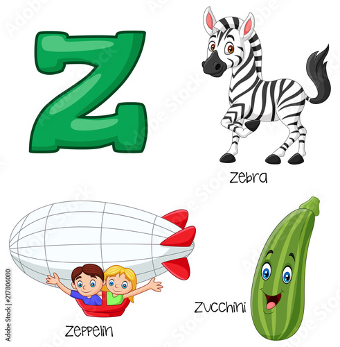 Illustration of Z alphabet