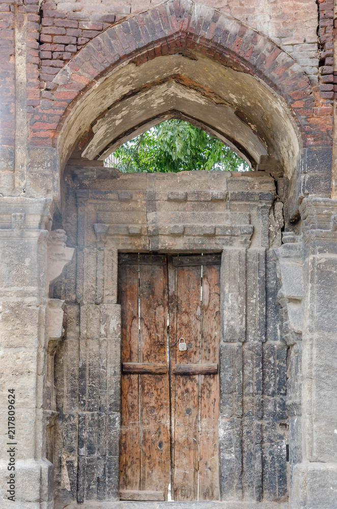 Graves surround the Tomb of Budshah, a popular tourist attraction in Srinagar, Kashmir, India.