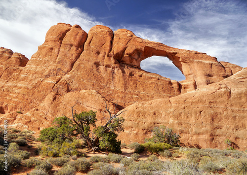 Rock Arch in National Park Arches. Utah  USA