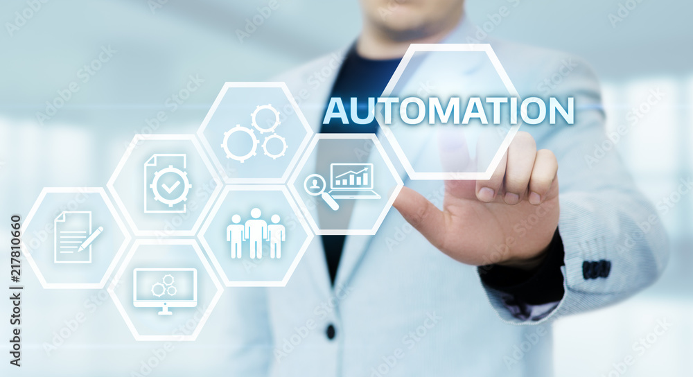 Automation Software Technology Process System Business concept Automation Software Technology Process System Business concept