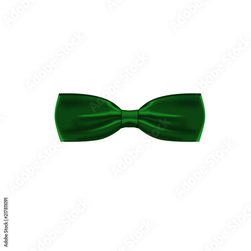 green colored bow tie icon. Element of bow tie illustration. Premium quality graphic design icon. Signs and symbols collection icon for websites, web design, mobile app