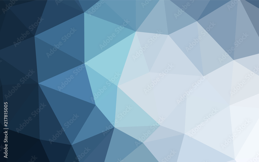 Light BLUE vector triangle mosaic texture. Light BLUE vector triangle mosaic texture.