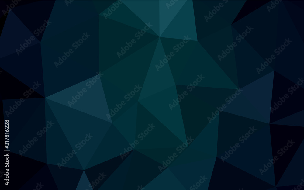 Light BLUE vector abstract mosaic backdrop.