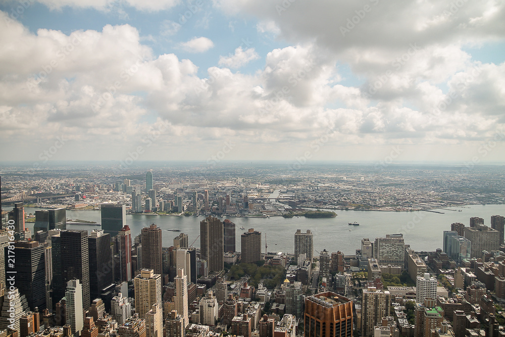Um horizonte de Manhattan - NY - USA
