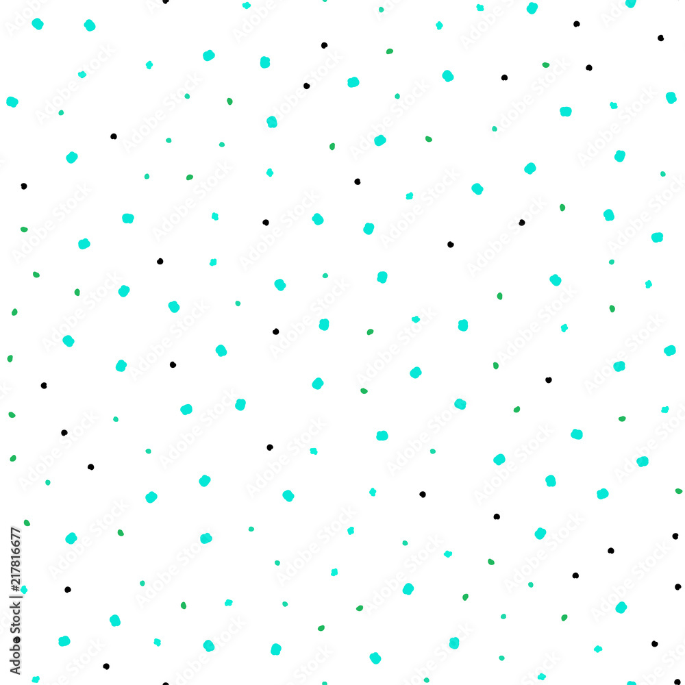 Light Green vector seamless pattern with spheres.