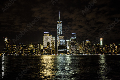 New York Skyline at night.  © JuanPablo
