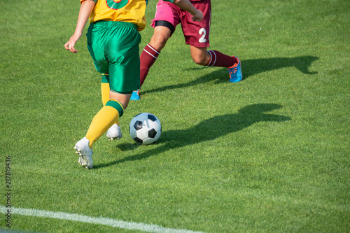 女子サッカー試合風景 © mtaira