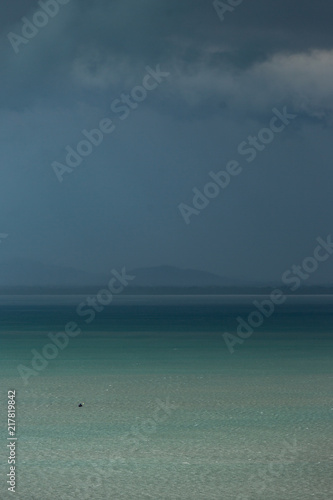 Storm at the sea