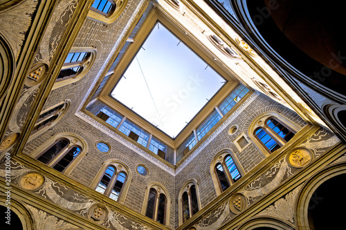 Palazzo Medici famous landmark of Florence atrium view