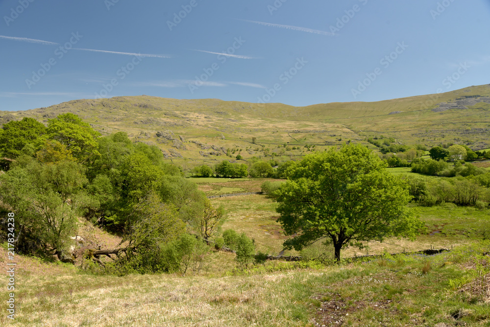 Scenery in Duddon Valley, Lake District