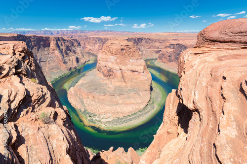 Horseshoe Bend meander of Colorado River in Glen Canyon