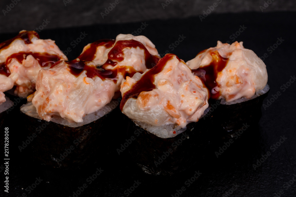 © Andrei Starostin - Japanese spicy sushi