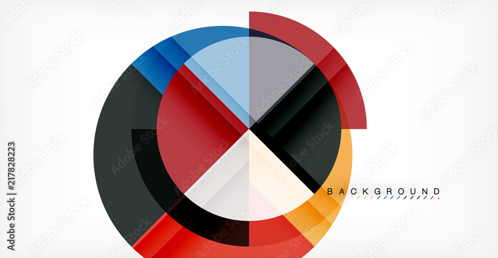 Vector circle abstract background Vector circle abstract background