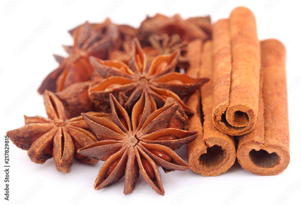 Some aromatic cinnamon with star anise Some aromatic cinnamon with star anise